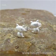 Classic Cat Silver Studs SSE018