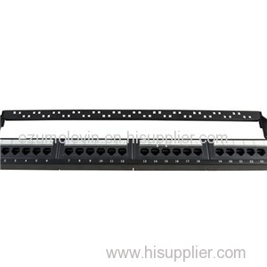 UTP Cat.5e Patch Panel 24Port 110IDC With Back Bar