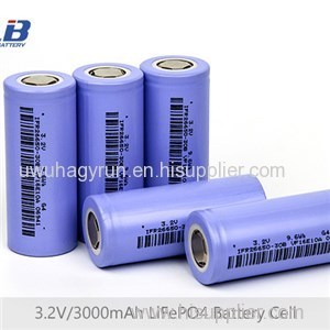 3.2V 3000mAh LiFePO4(LFP) Battery Cell For ESS
