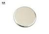 Round Shape Blank Fridge Magnets Custom Printed Silver Zinc Alloy Material