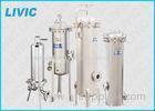 Stainless Steel Cartridge Filter Housing Reliable With High Filtration Rating