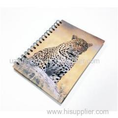 Animal Printing Notebook With Wire-bound
