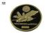 Plane Design Custom Challenge Coins With Black Soft Enamel Fill