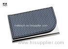 Dual Monogram Travel Business Card Holder Case Laser Logo Printed