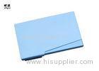 Small Compact Promotional Business Card Holder Case Square Shape Blue Color