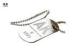 Brush Silver Coating Engravable Dog Id Tags Dog Name Discs SGS Certification