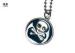 Skull Style Round Metal Dog Tag For Dog Promotional Gift Soft Enamel Fill