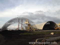 Professional Design Environmental Space Frame Structure Coal Power Plant for Sale
