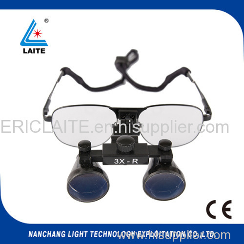 oral ent magnifier glasses surgical loupes 3.0x lab/plastic use with ce