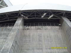 High Rise Light Type Prefab Steel Dome Roof