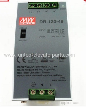 OTIS elevator parts power supply DR-120-48