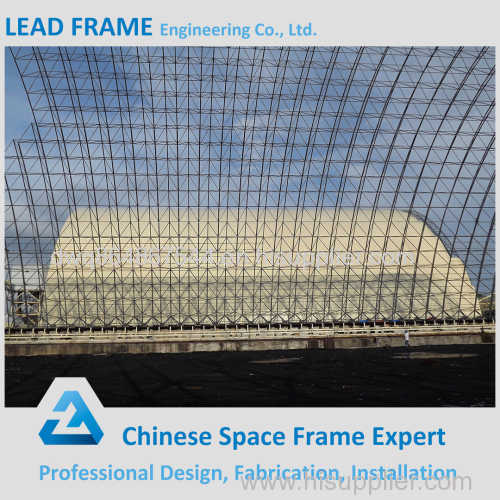 Long Span Strong Windproof Steel Frame Building Barrel Coal Storage