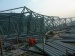Long Span Grid Structure Construction Material Curved Steel Roof Trusses