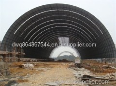 Structural Space Framework Curved Steel Roof Trusses for Cement Plant