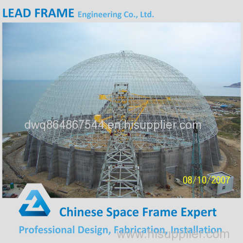 Long Span Strong Windproof Steel Frame Building Hot Dip Galvanizing Plant