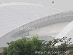 Metal Trusses Construction Curved Roof Prefabricated Stadium