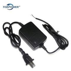 Dual output ac dc dual line power adapter for led light 12v 2000ma