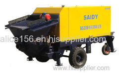 Construction concrete conveying pump