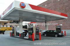 Cost-effective Professional Space Frame gas station