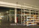 Supply Chain Carton Flow Rack Pallet Racking Shelves Placed Roller / Channel Shaped Bracket