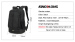 Kingslong Light Weight High quality Nylon Pro Sport Backpack