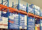 Conventional Push Back Rack Deep Four Pallet Racking Storage For Logistics Centers