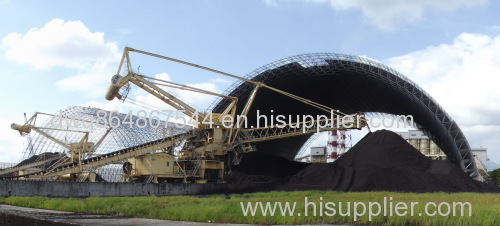 Light Space Frame Roof Structure for coal fired power plant