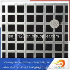 2016 shape hole punch Metal Roofting Sheet perforated hole mesh