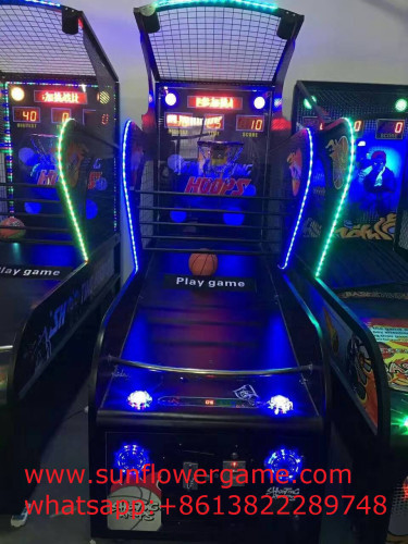 Luxuries arcade basketball shooting game machine tickets out basketball game Luxury basketball arcade game machine Indo
