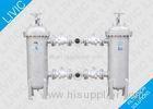 1 - 24 Number Duplex Basket Filter Housing 0.05 - 33 Filter Area For Coatings Industry