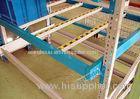 Powder Coating Carton Pallet Flow Rack Aluminum Alloy Flow Rails With Plastic Rollers