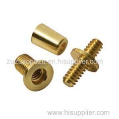 Brass Y Screw Connector CNC Machining