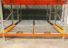 High Density Storage Racks Pallet Flow Rack System For Logistics Distribution Centers