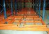 Industrial Push Back Rack Galvanised Pallet Racking Single Pallet Per Level