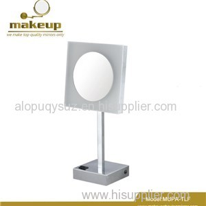 MUPA-TLK(L) Lighted Modern Style Aluminum Makeup Mirror