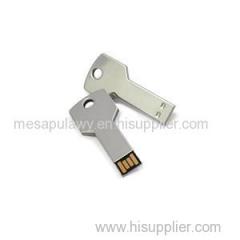 Silver Aluminum Key USB Flash Drives