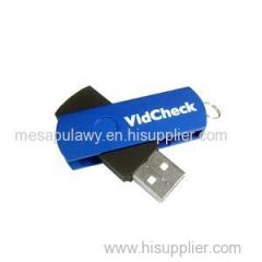 Solid Colors Print Swivel USB Flash Drives