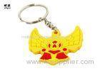 Personalized Style Advertising PVC Key Ring For Kids 28mm Long Chain