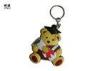 Cute Bear Soft PVC Key Rings Gift Keychains Comic Carton Style