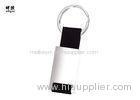 Promotional Giveaways Metal Ribbon Key Ring / Fob Pearl Color