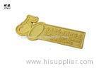 Identity Function Academic Lapel Pin Badges 2D Embossed Fake Gold Color