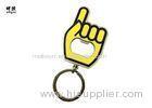 Hand Design Customizable Bottle Cap Opener Key Ring For Kids ODM Acceptable