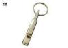 Bullet Shaped Personalized Beer Bottle Openers Silver Color OEM Avaliable