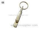 Bullet Shaped Personalized Beer Bottle Openers Silver Color OEM Avaliable