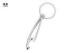 Strong Metal Beer Bottle Openers For Bartender Shiny Nickel Plating