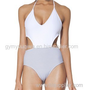 Womens White Swimsuit One Piece Bathing Suit