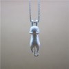 Long Tailer Cat Pendants Necklace SSN005