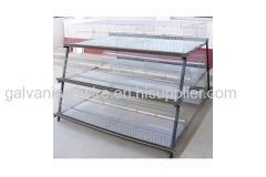 Wire mesh layer H type chicken cage