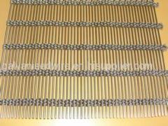 stainless steel crimped flat wire decorative mesh