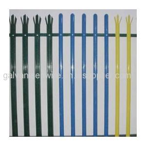 Hot selling China made pvc coated steel palisade fence